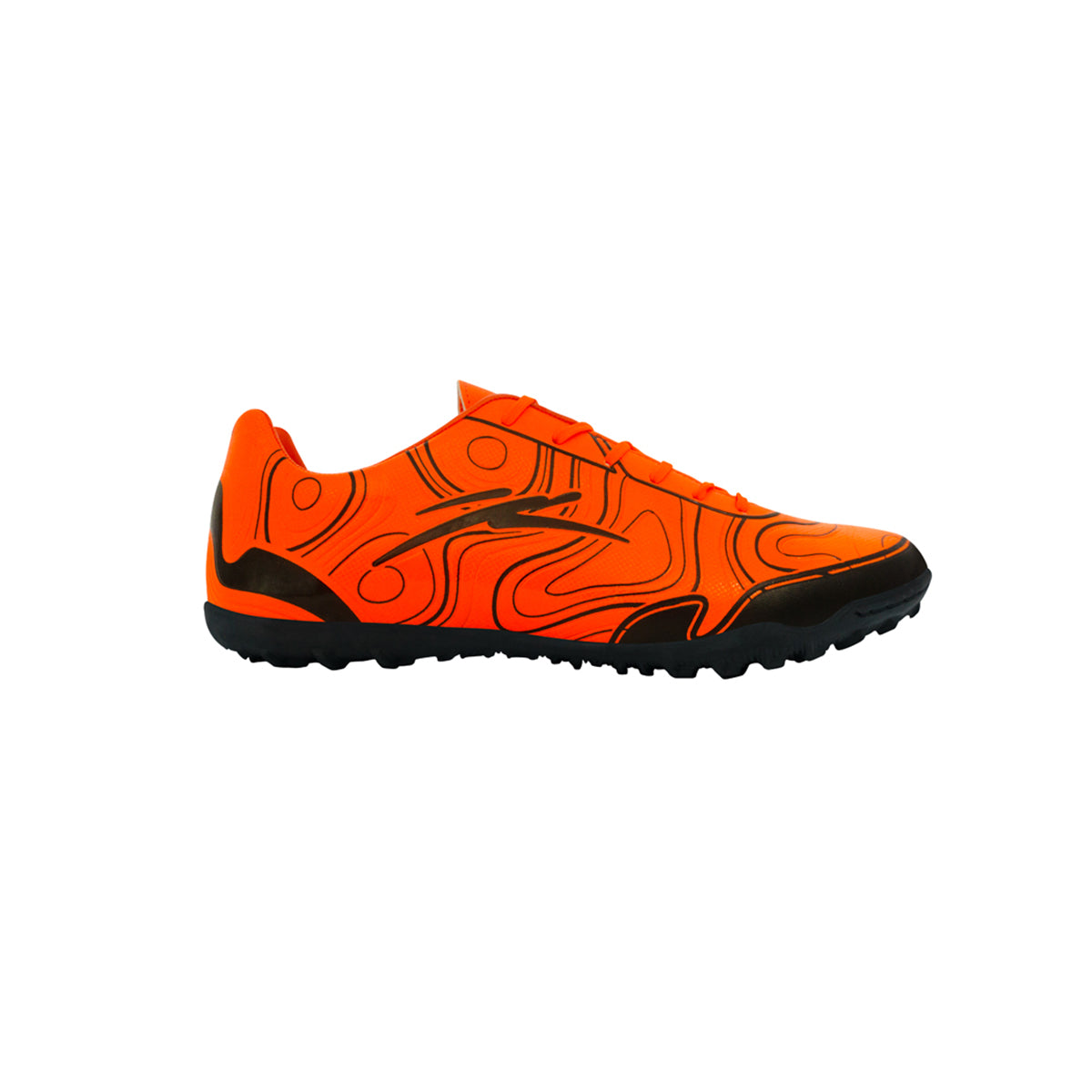 Zapatos de Futbol Rapido Atletica 19230401 Pasto sintetico Turf Naranja