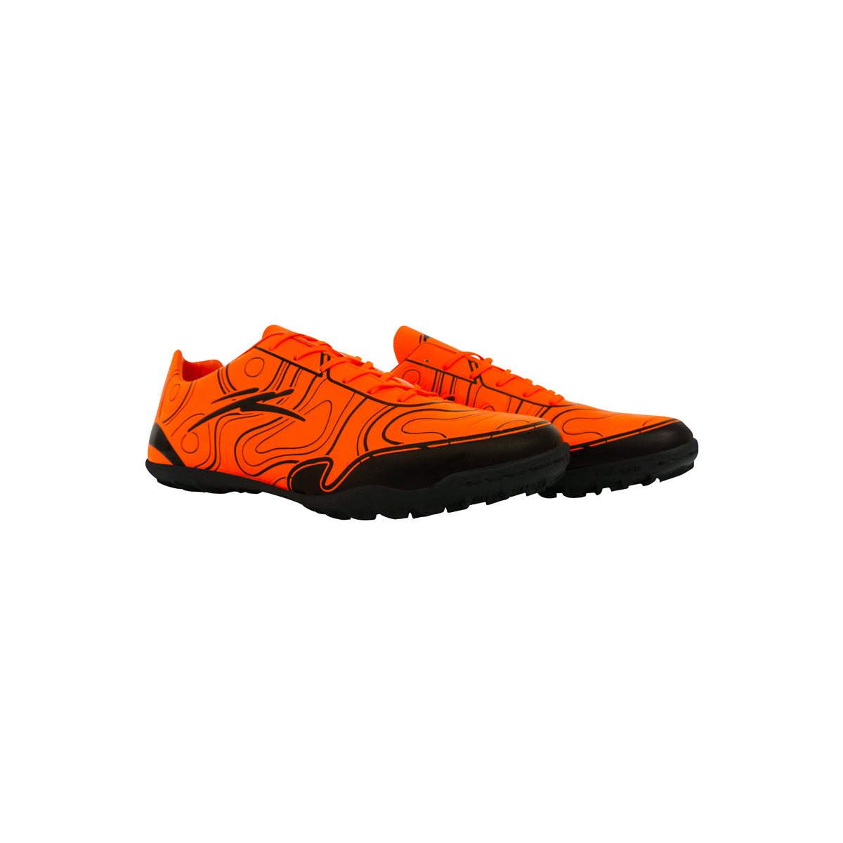 Zapatos de Futbol Rapido Atletica 19230401 Pasto sintetico Turf Naranja