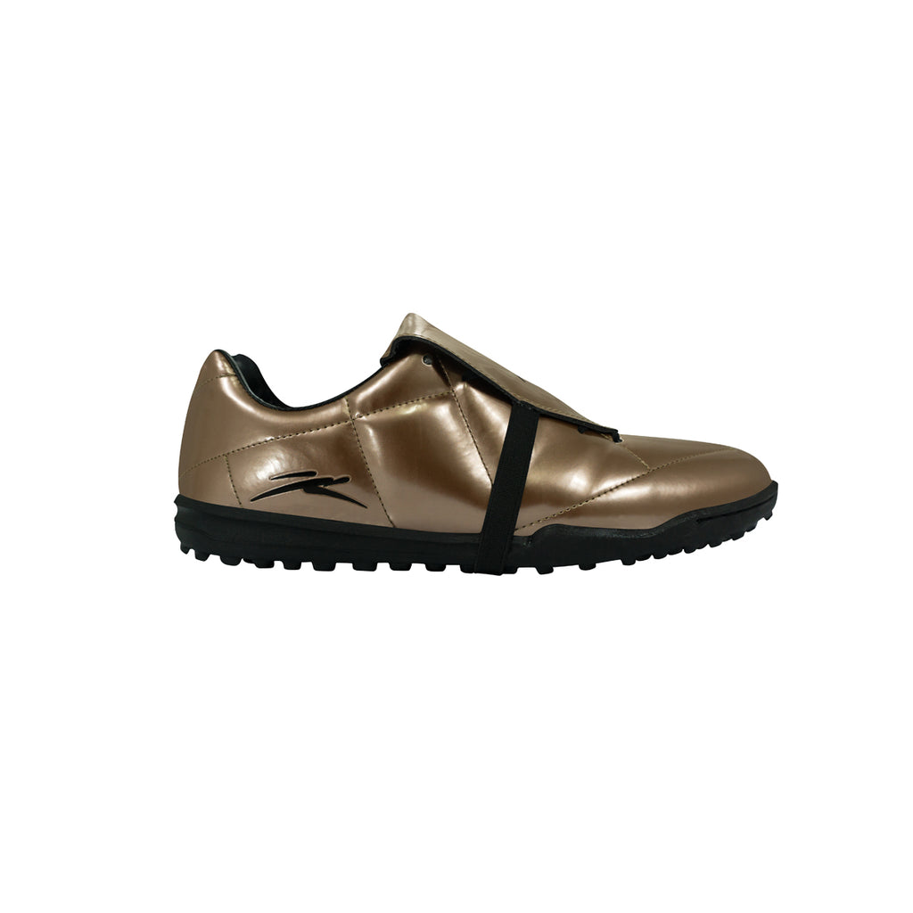 Zapatos de Futbol Rapido Atletica 19230405 Pasto sintetico Turf Dorado