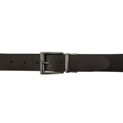 Cinturon Reversible Piel Genuina Hombre Chocolate Negro-38-40