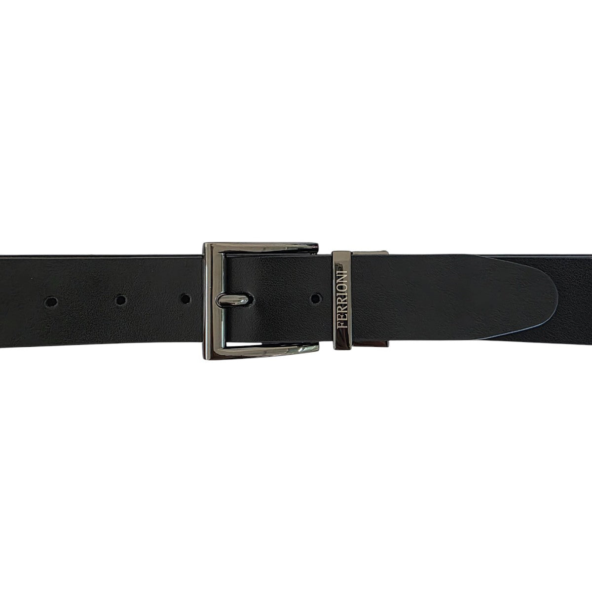 Cinturon Reversible Piel Genuina Hombre Chocolate Negro-38-40