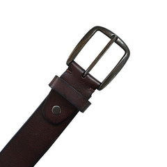 Cinturón Lungo Ferrioni Casual Hombre Piel Café 37mm Vaquero-30-32