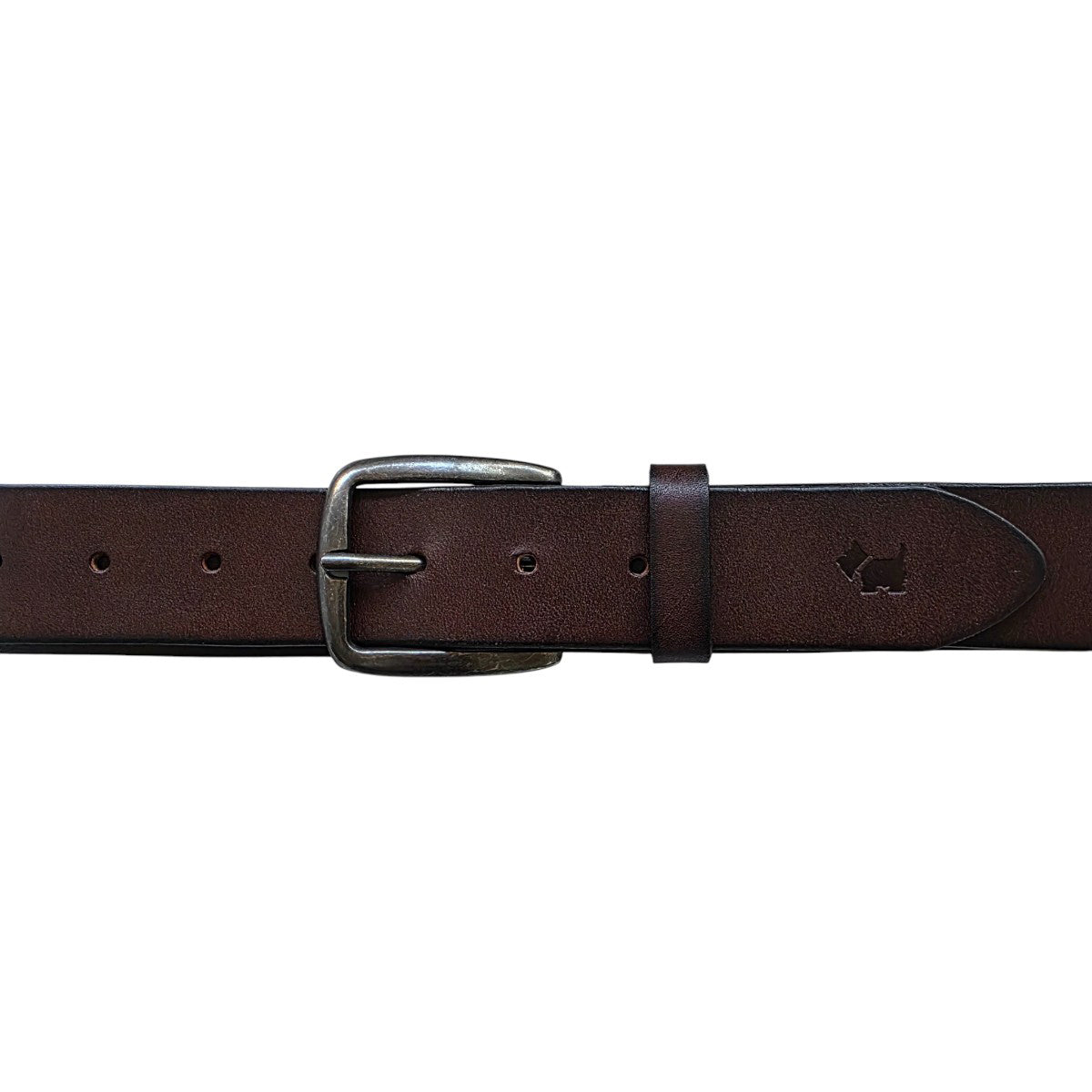 Cinturón Lungo Ferrioni Casual Hombre Piel Café 37mm Vaquero-38-40