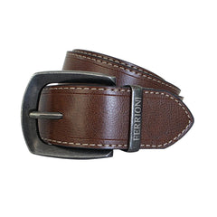 Cinturón Ferrioni Reversible Hombre Piel chesnut Negro 40mm-42-44
