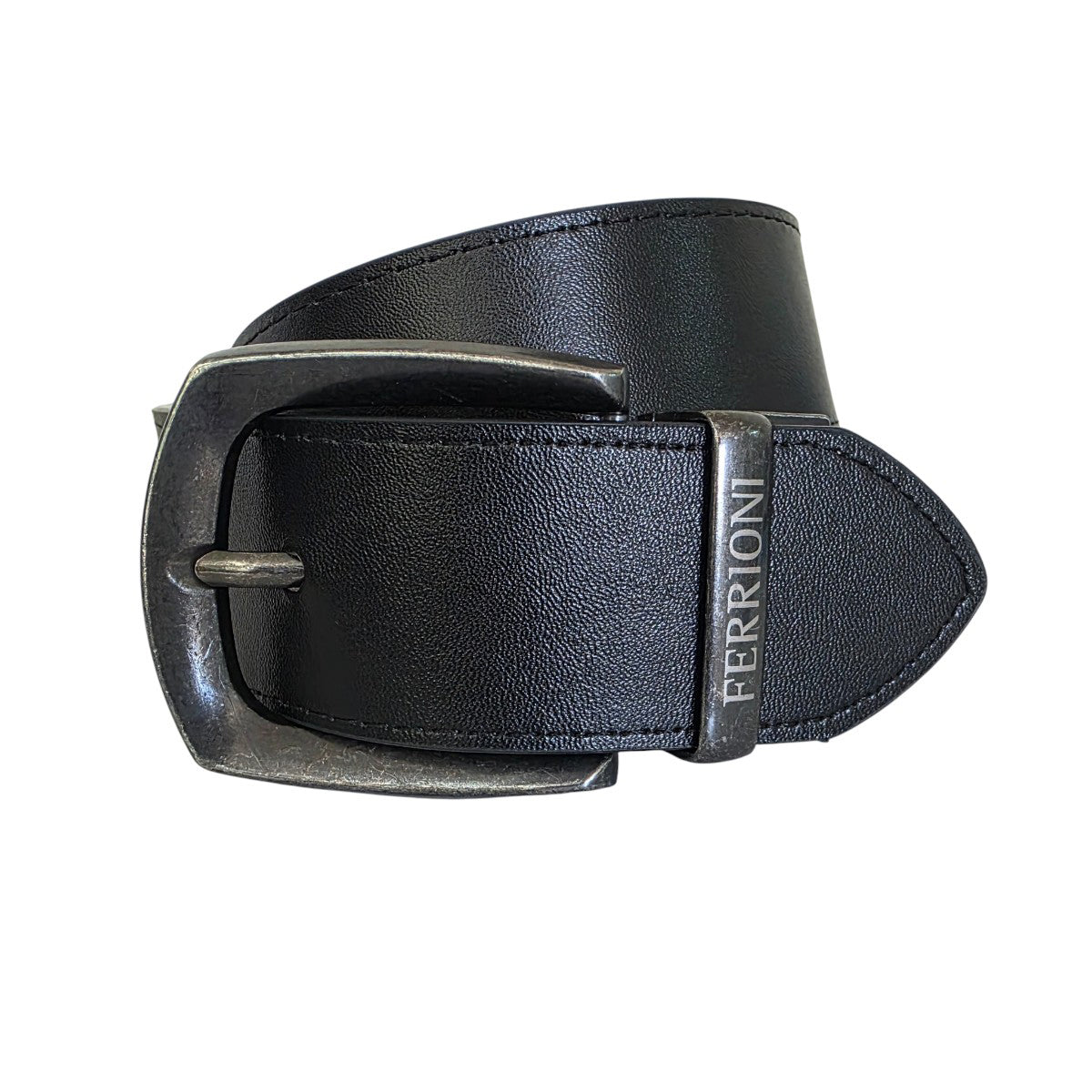 Cinturón Ferrioni Reversible Hombre Piel chesnut Negro 40mm-38-40