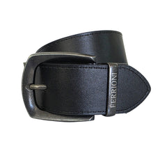 Cinturón Ferrioni Reversible Hombre Piel chesnut Negro 40mm-30-32