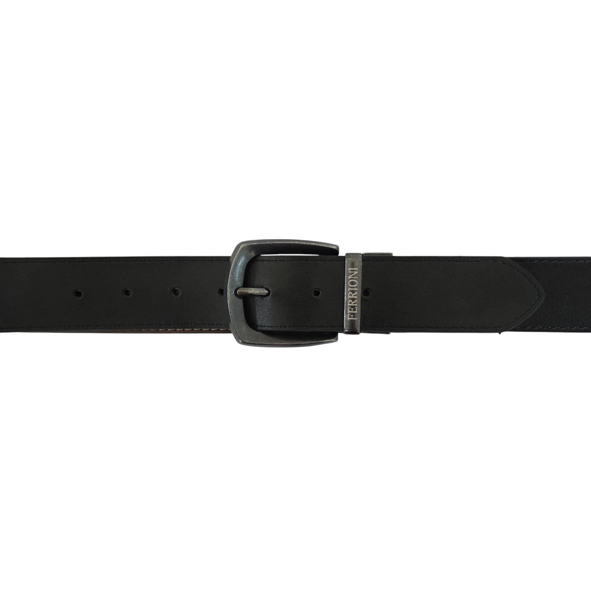 Cinturón Ferrioni Reversible Hombre Piel chesnut Negro 40mm-30-32