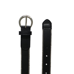 Cinturón Ferrioni Dama Piel Genuina Armenta Negro 25mm-38-40