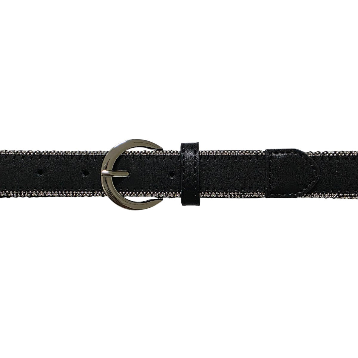 Cinturón Ferrioni Dama Piel Genuina Armenta Negro 25mm-38-40