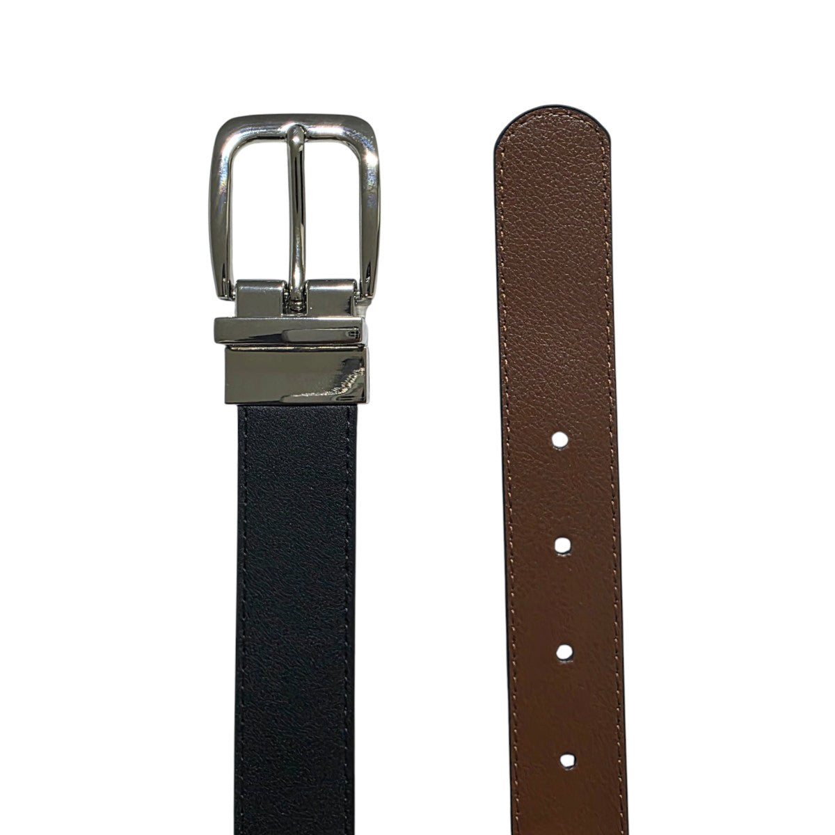 Cinturón Ferrioni Dama Piel Genuina Corina Negro Reversible-34-36