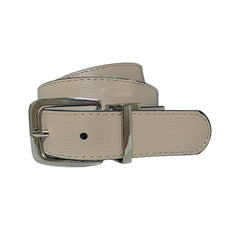 Cinturón Ferrioni Dama Piel Genuina Corina Marino Beige 27mm-34-36