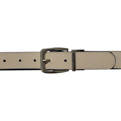 Cinturón Ferrioni Dama Piel Genuina Corina Marino Beige 27mm-38-40
