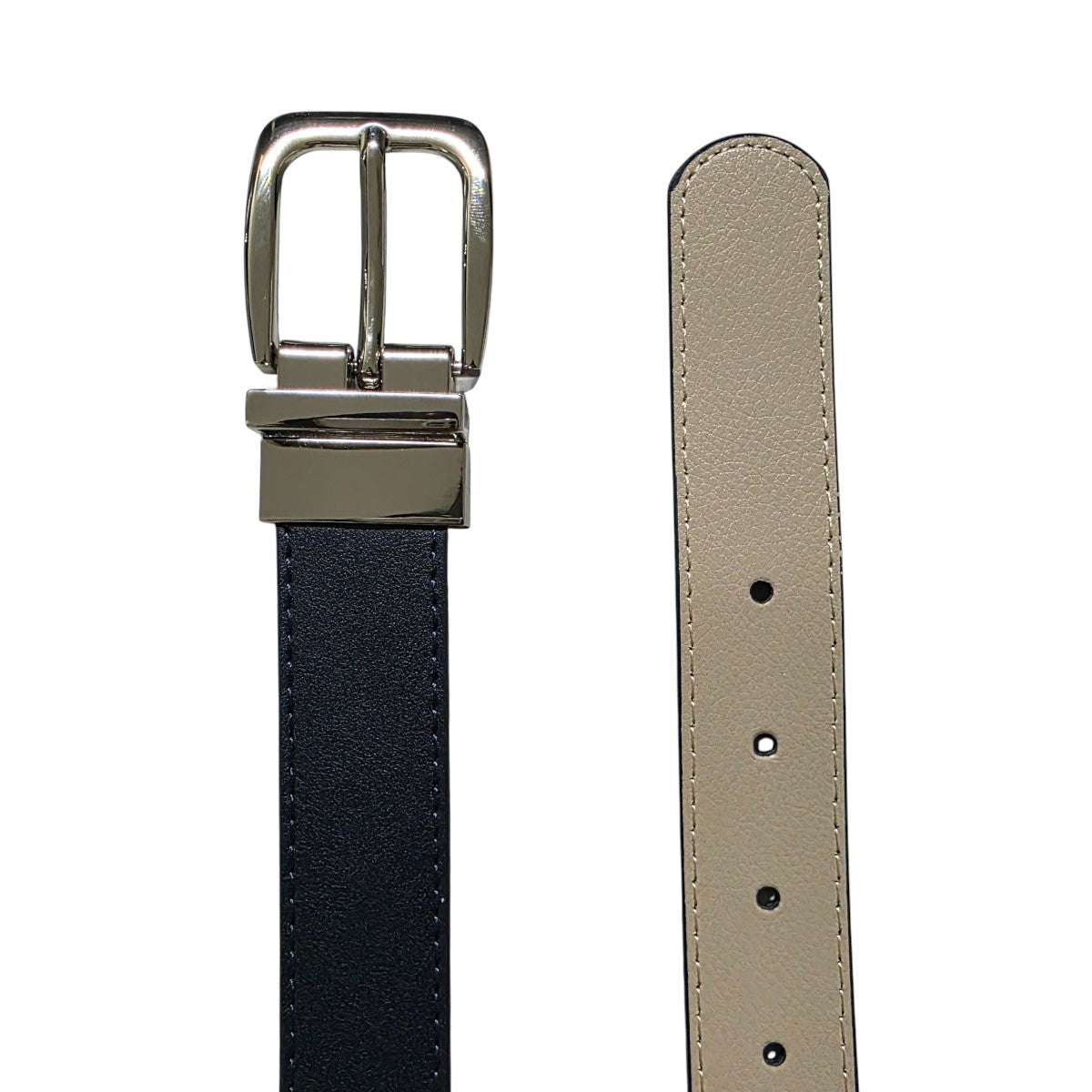 Cinturón Ferrioni Dama Piel Genuina Corina Marino Beige 27mm-30-32