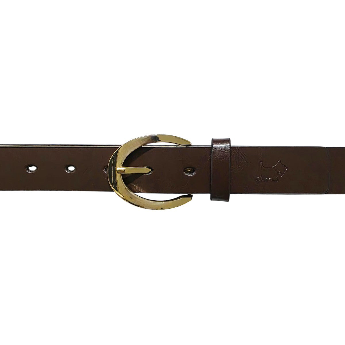 Cinturón Ferrioni Dama Piel Genuina Melissa Café Dorado-38-40