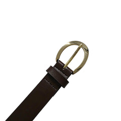 Cinturón Ferrioni Dama Piel Genuina Melissa Café Dorado-30-32