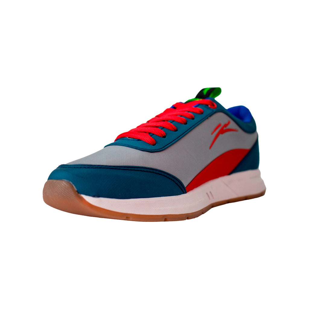 Tenis de Hombre Casual Atletica 2021514 Azul/Gris/Rojo