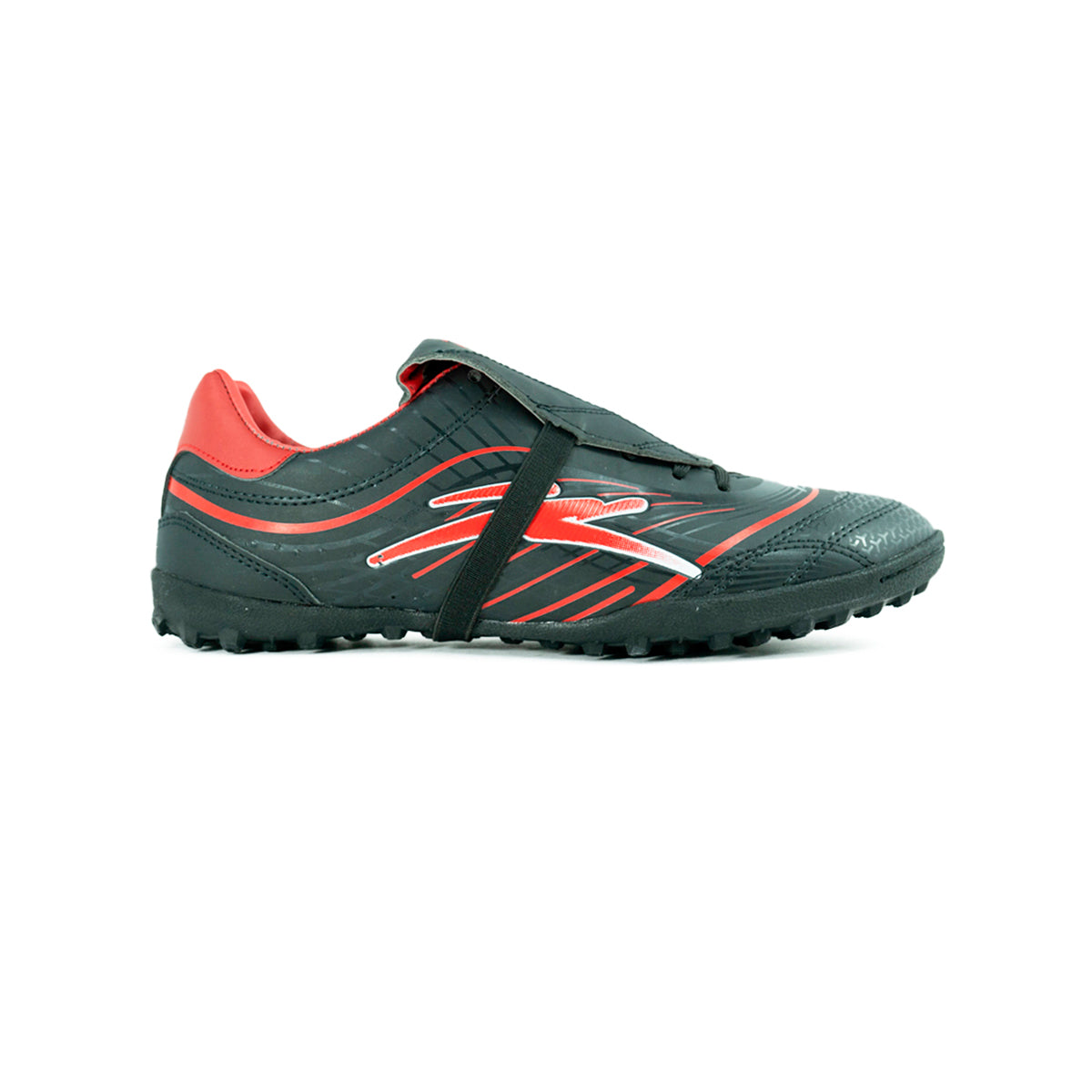 Tenis de Futbol Rapido Atletica 2021539 Adulto Negro/Rojo