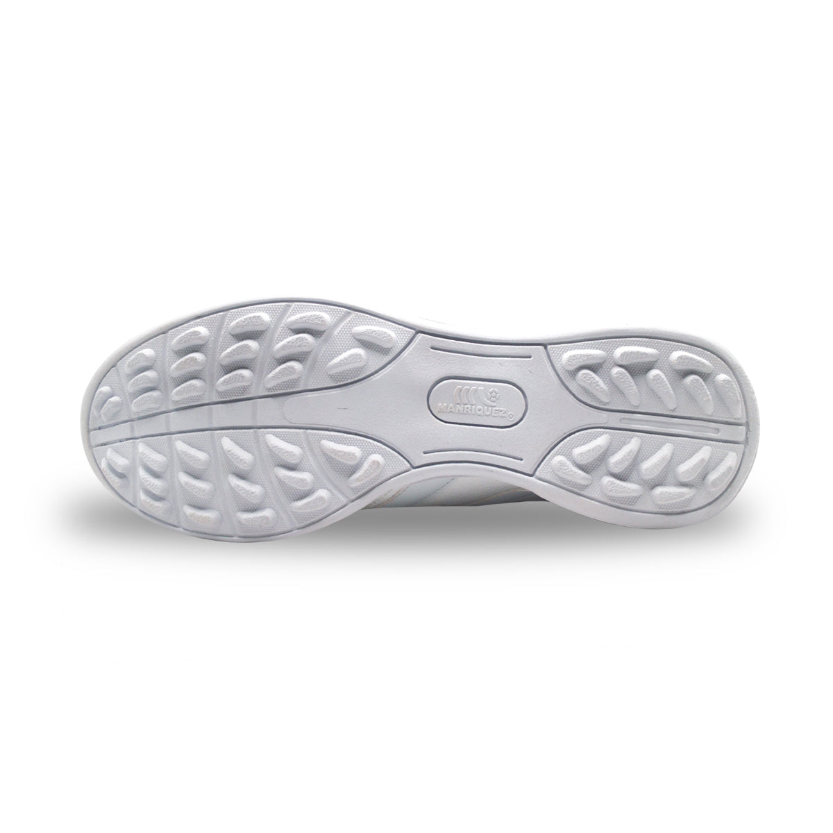 Tenis fútbol rápido Manriquez tachones turf blanco-28.5