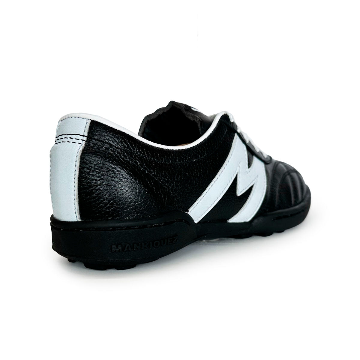 Tenis de fútbol rapido MANRIQUEZ para Niño MID TM Negro/Blanco 21 MX