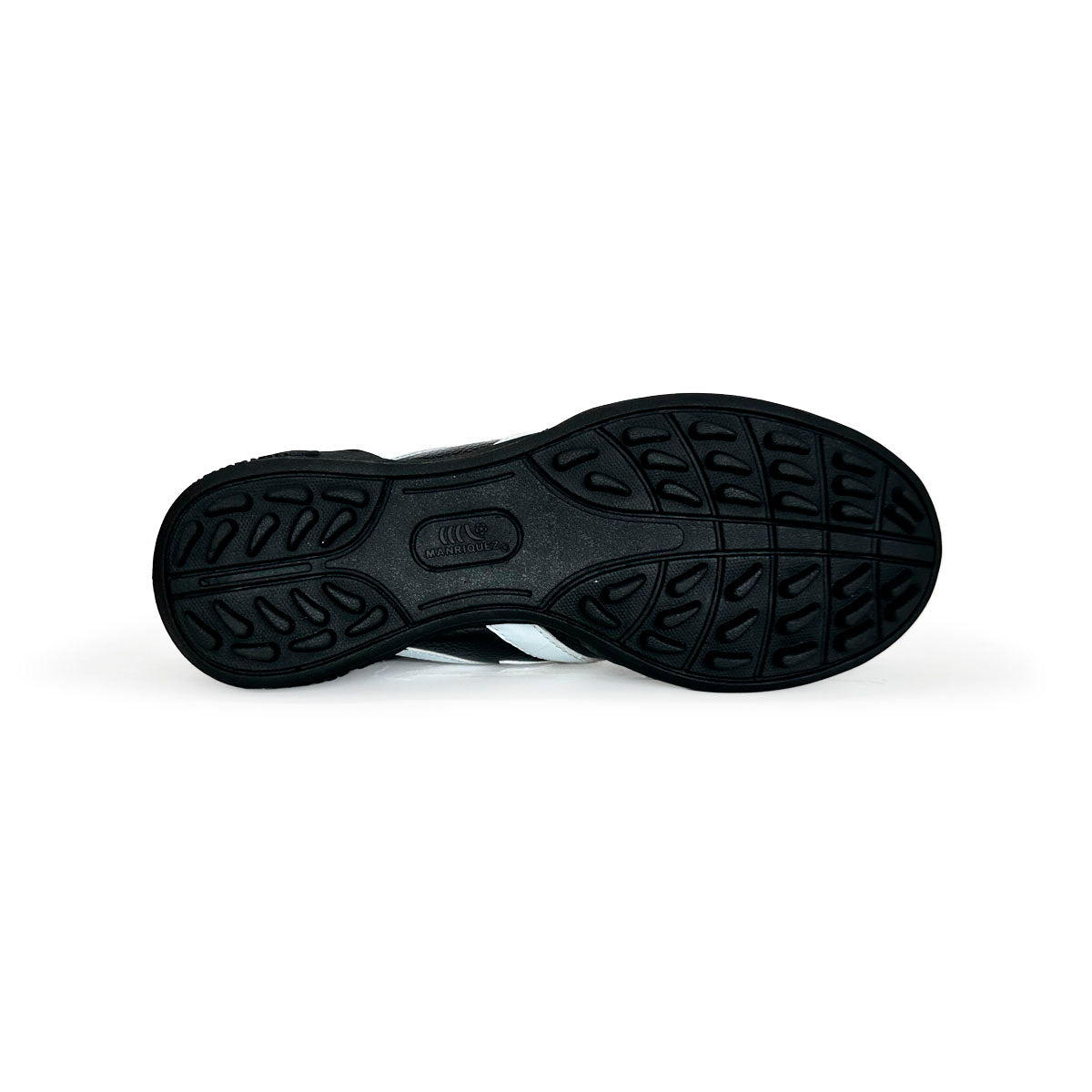 Tenis de fútbol rapido MANRIQUEZ para Niño MID TM Negro/Blanco 21 MX