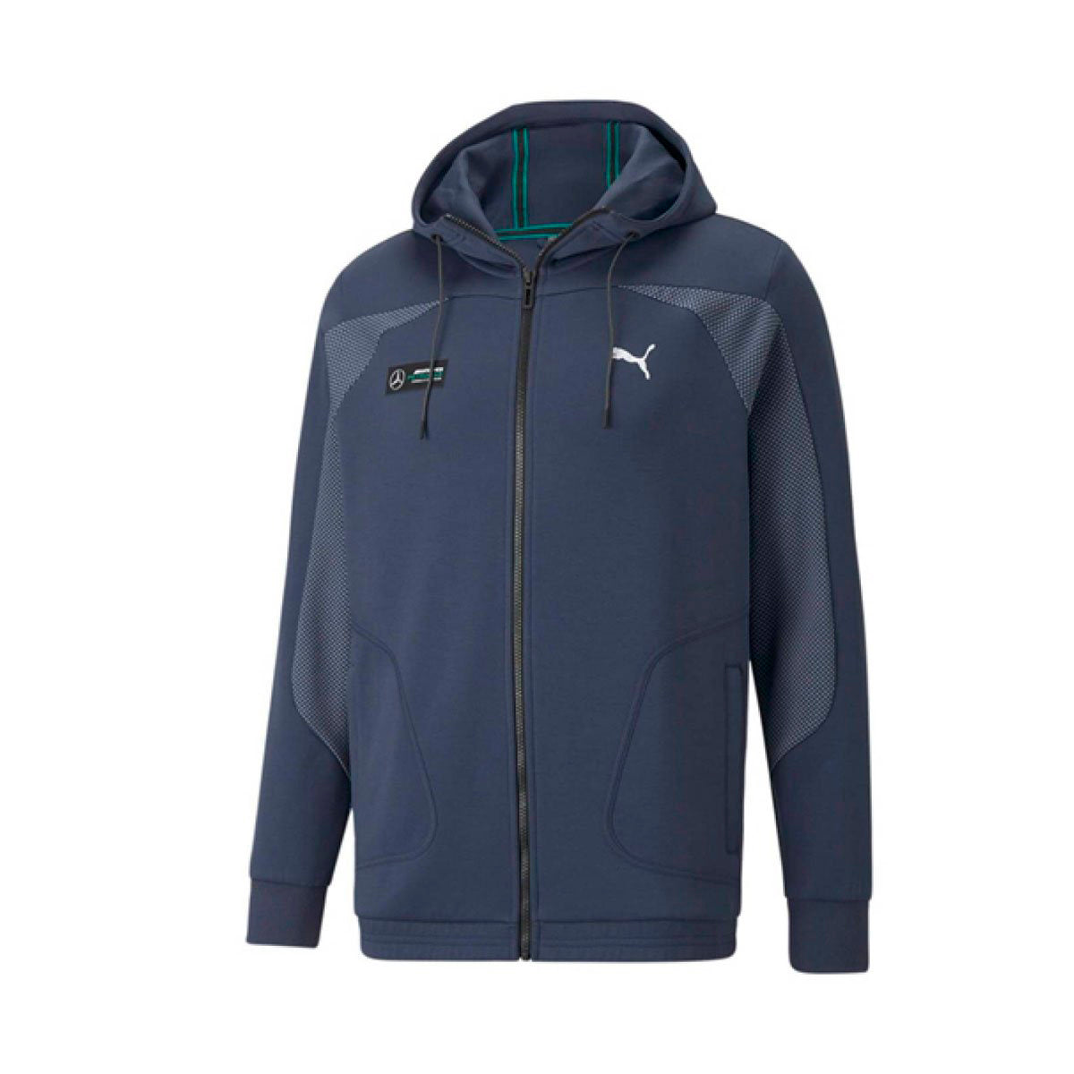 Chamarra Puma Mercedes F1 Hombre Azul Deportivo Otoño