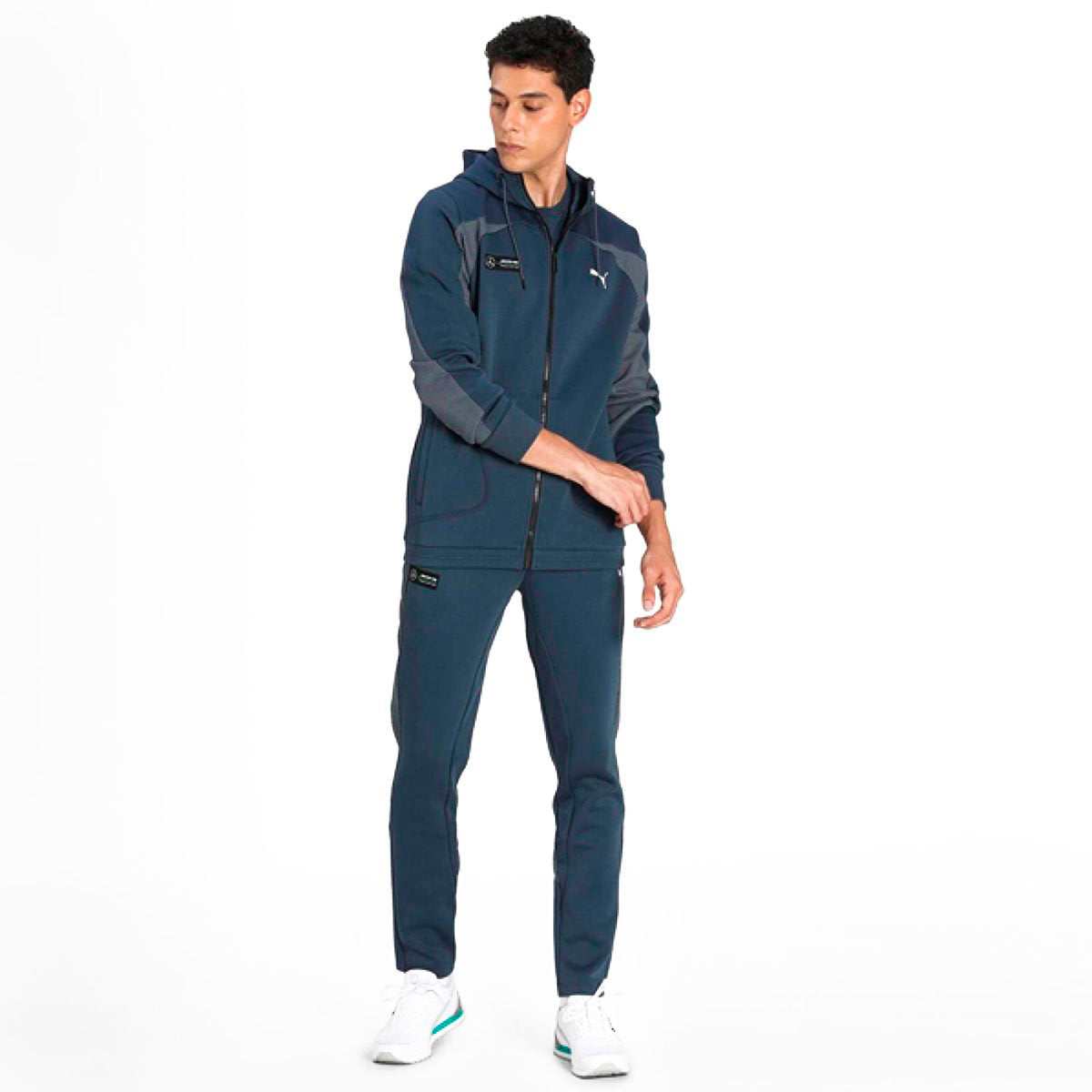 Chamarra Puma Mercedes F1 Hombre Azul Deportivo Otoño