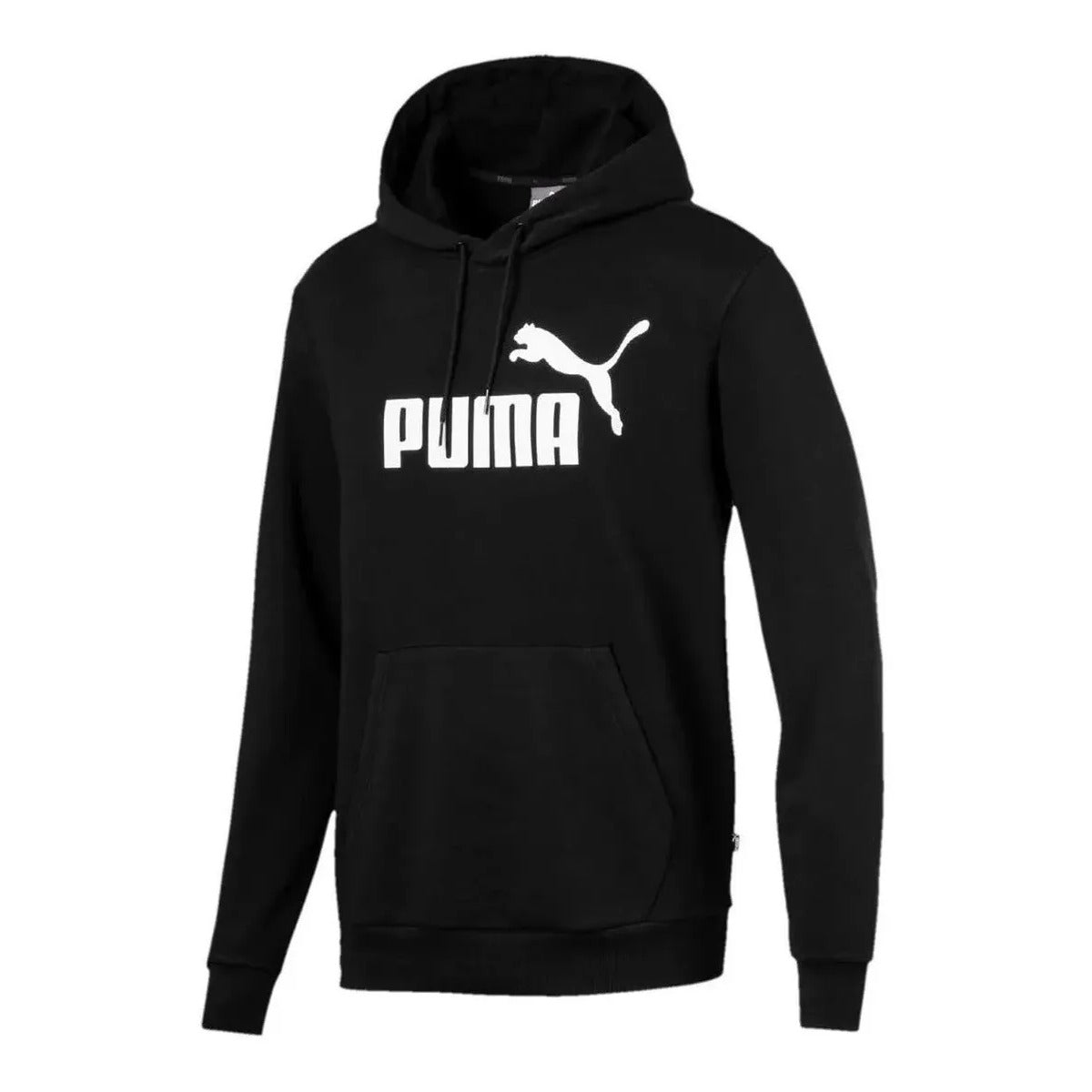 Sudadera Puma Ess Hoody Tr Big Logo Hombre 581861 07 - Negro S