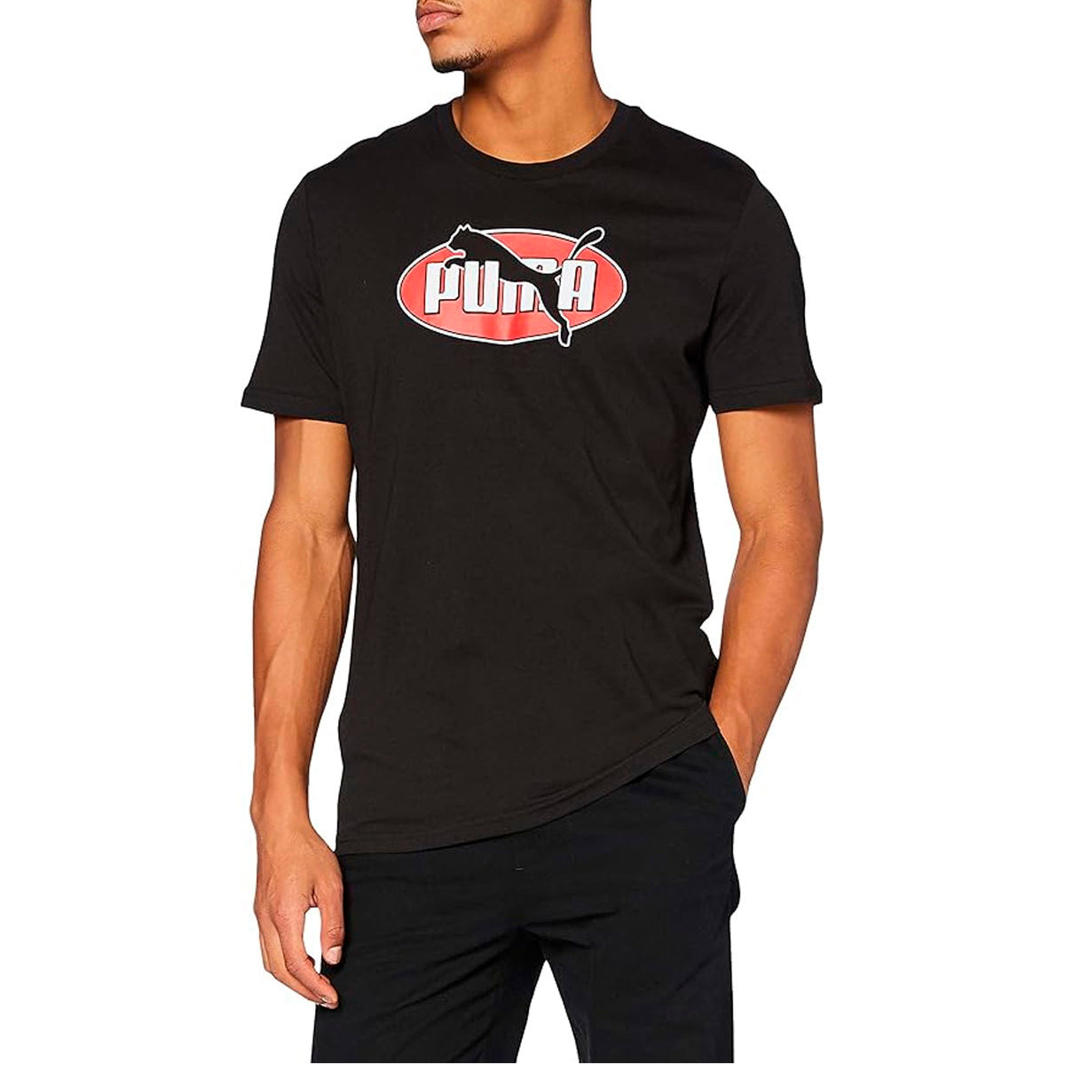 Playera Puma ESS LOGO estilo casual y moderno