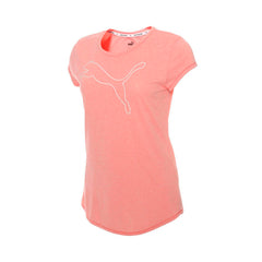 Playera Puma Active Logo Heather Mujer 586394 - Rosa XS