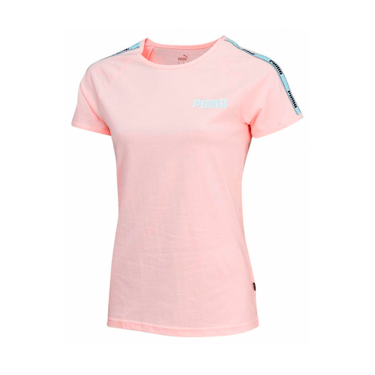 Playera Puma mujer rosa cómoda repelente humedad fitness