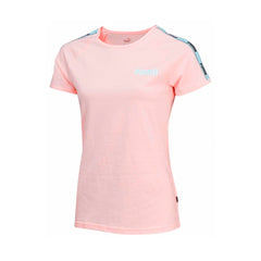 Playera Puma mujer rosa cómoda repelente humedad fitness
