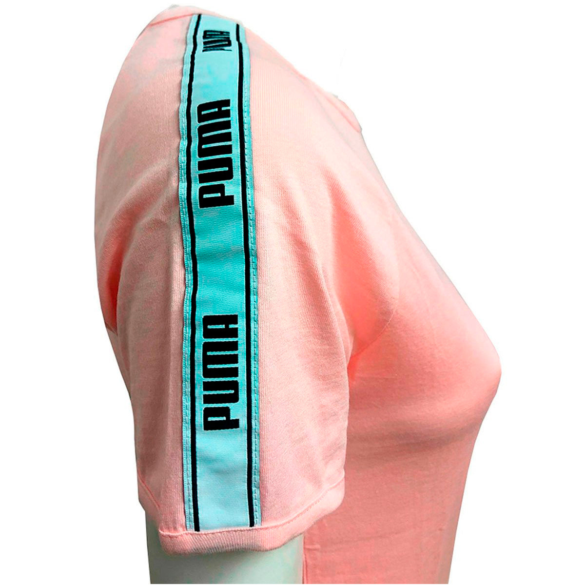 Playera Puma mujer rosa cómoda repelente humedad fitness