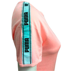 Playera Puma mujer rosa cómoda repelente humedad fitness