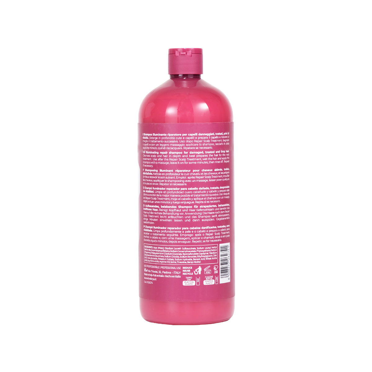Shampoo Inebrya Shecare Repair 1000ml reparación capilar