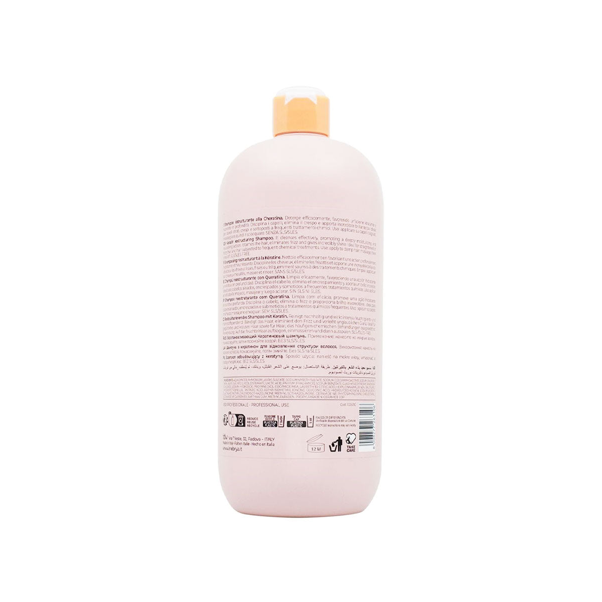 Shampoo Inebrya Keratin 1000ml hidratación y fortalecimiento