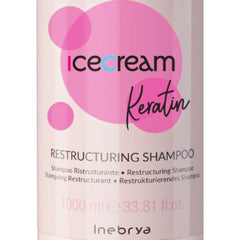 Shampoo Inebrya Keratin 1000ml hidratación y fortalecimiento