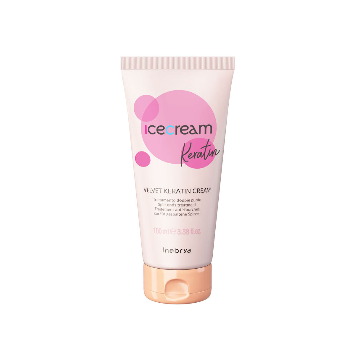 Inebrya Keratin Velvet Cream 100ml antifrizz y reparación capilar