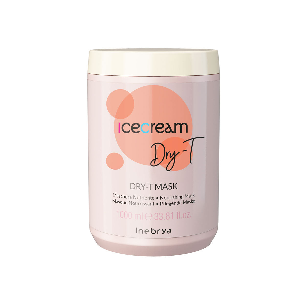 Mascarilla Inebrya Dry-T 1000ml tratamiento capilar vegano