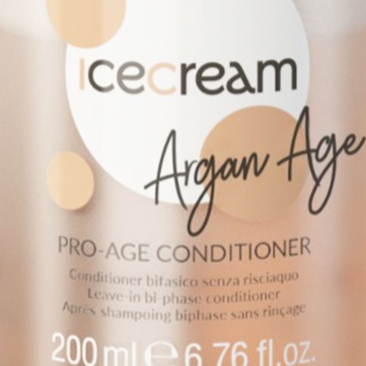 Acondicionador Inebrya Argan-Age Bi-Phase 200ml hidratación y brillo