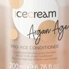 Acondicionador Inebrya Argan-Age Bi-Phase 200ml hidratación y brillo