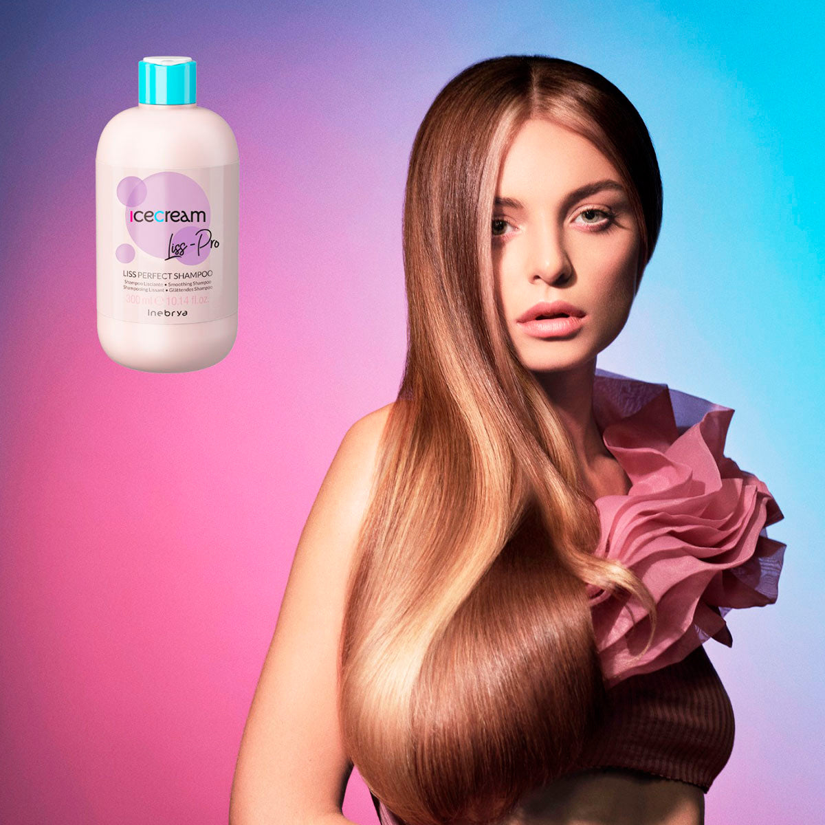 Shampoo alisante Inebrya Ice Cream Liss Perfect frizz