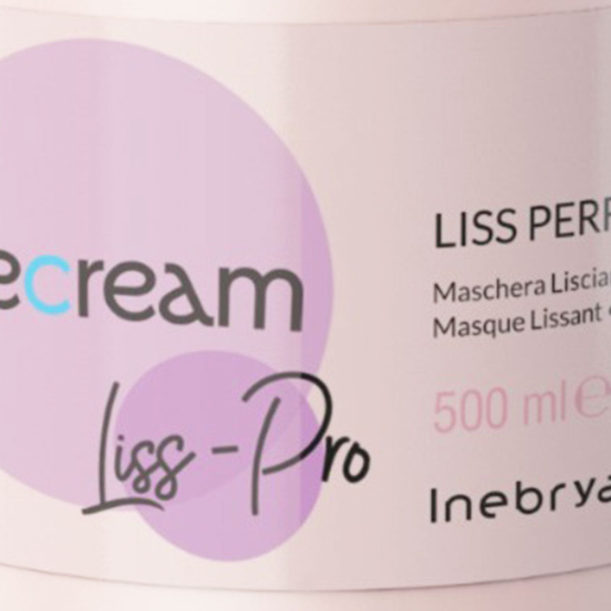 Mascarilla Inebrya Liss Perfect 500ml tratamiento anti-frizz