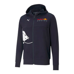 Sudadera Puma Red Bull Racing Full Zip Hombre 763107 - Azul L