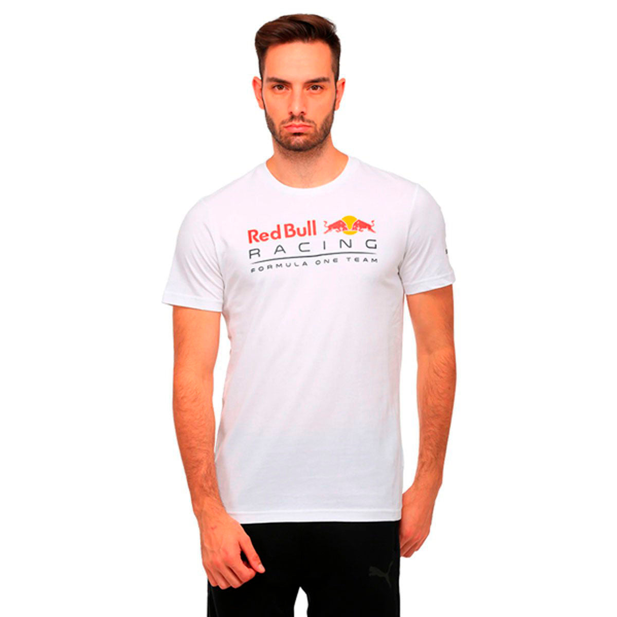 Playera Puma Red Bull Racing Logo Tee Hombre 763130 - Gris S