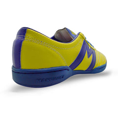 Tenis fútbol rápido infantil Manriquez turf amarillo azul-22
