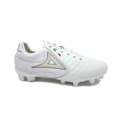 Botines Pirma Brasil Tacos Blanco Diseño Cómodo Resistente Fútbol