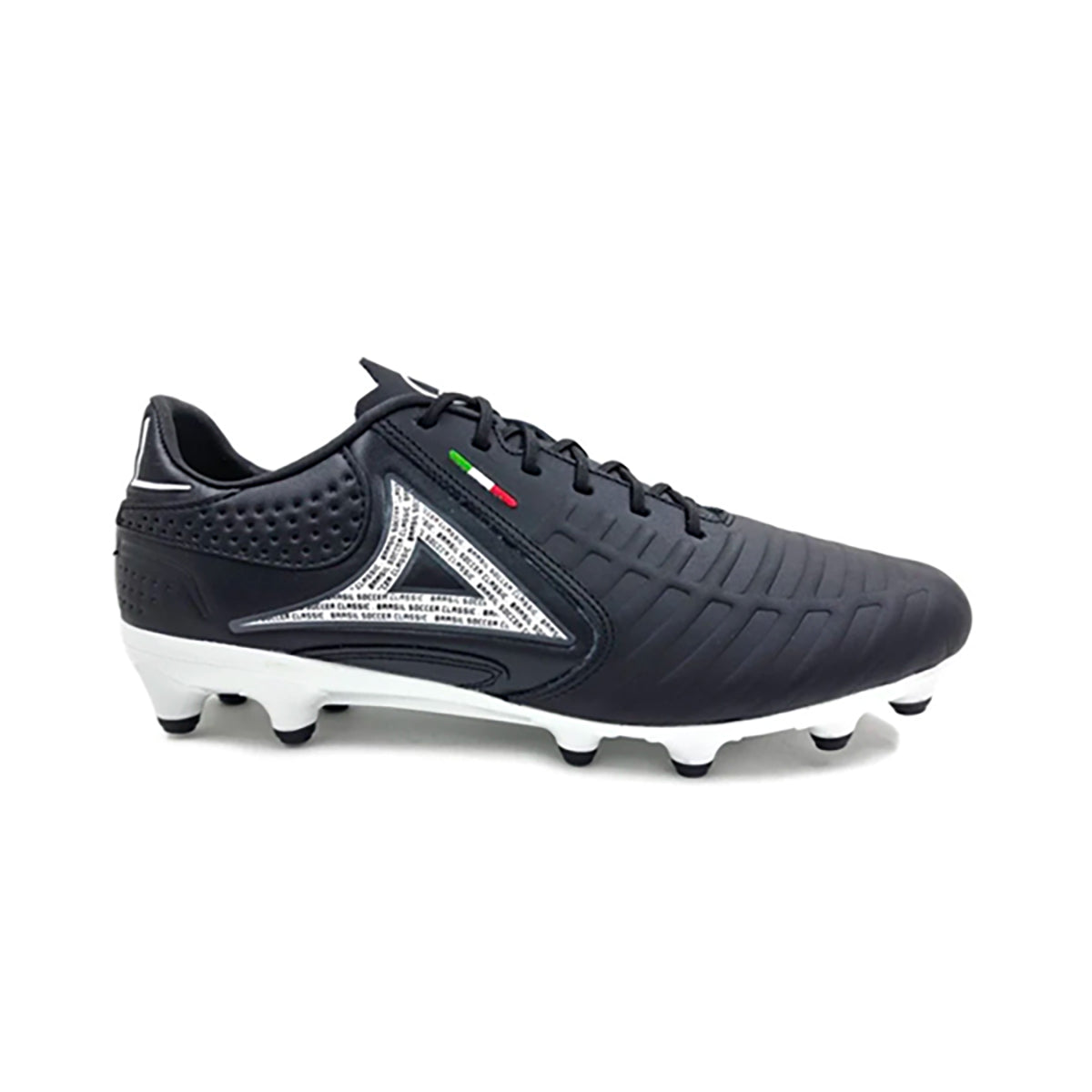 Botines Pirma Brasil Negro Blanco Diseño Cómodo Resistente