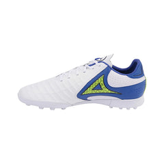 Botines Pirma Brasil Turf Blanco Azul Cómodos y Resistentes