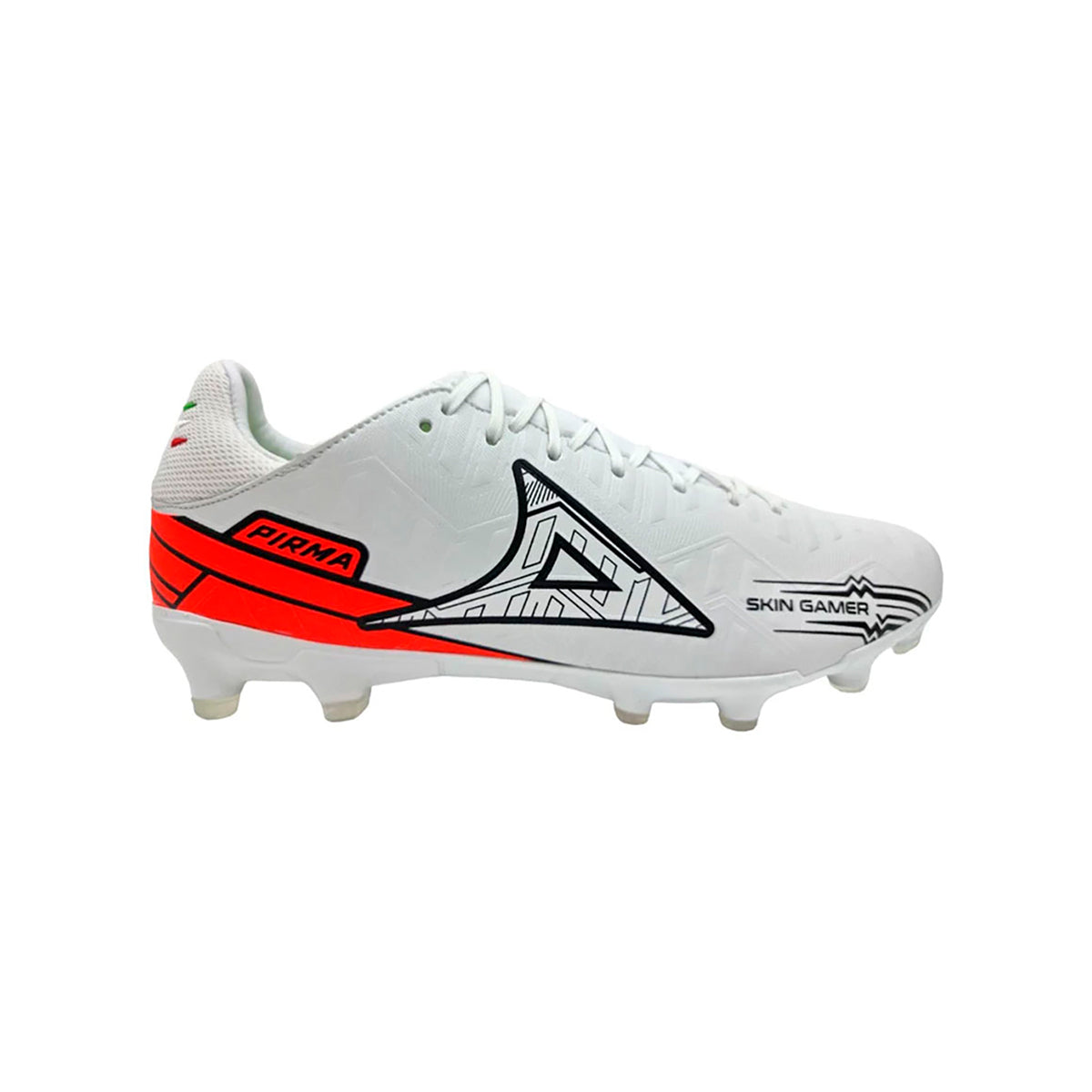Tenis Pirma Futbol Tachos Skin Gamer 3046 Hombre Blanco/Rojo 28.5 MX