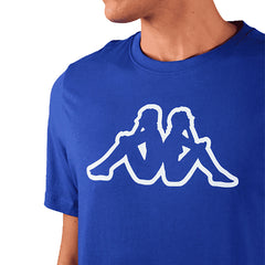 Playera Kappa Casual Logo Cromen Hombre 381h2tw - ROYAL M